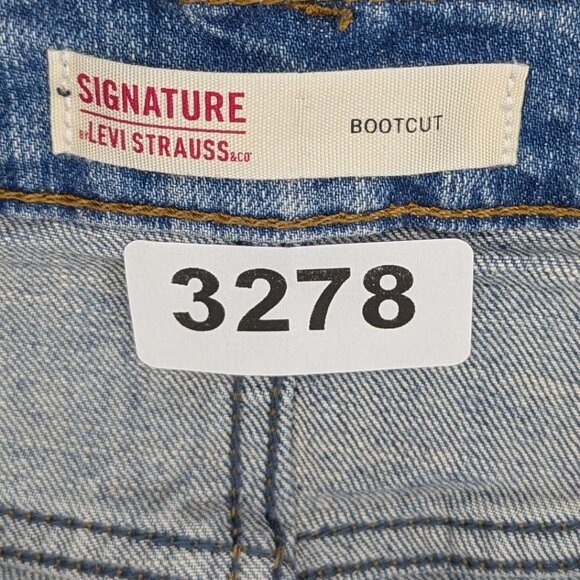 Levi Stratus Signature* Men's Washed Bootcut Blue Jeans~ Size W40 x L30 - Picture 4 of 15